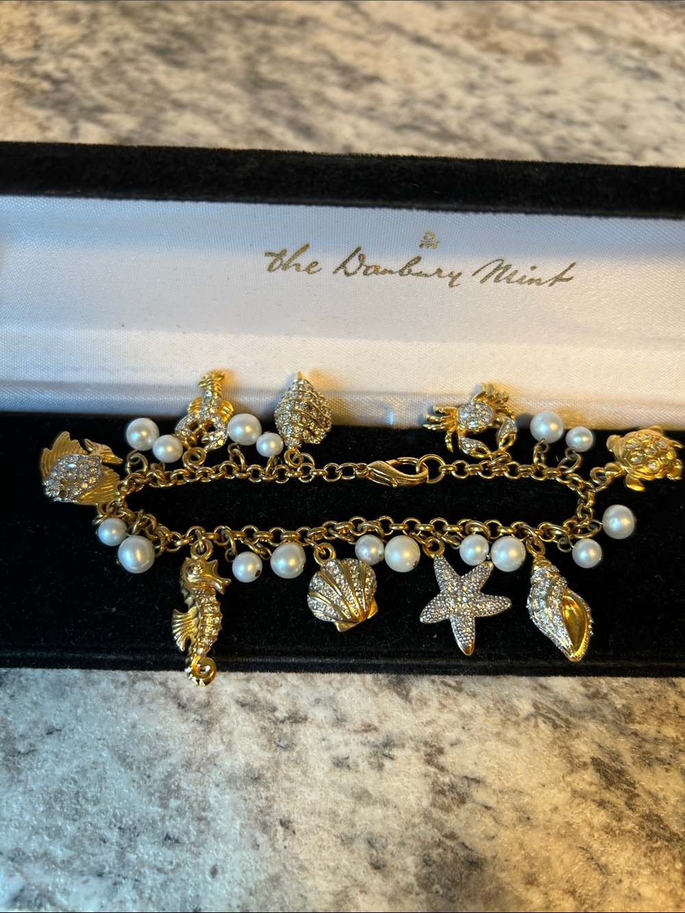 Pearl Sea Charm Bracelet